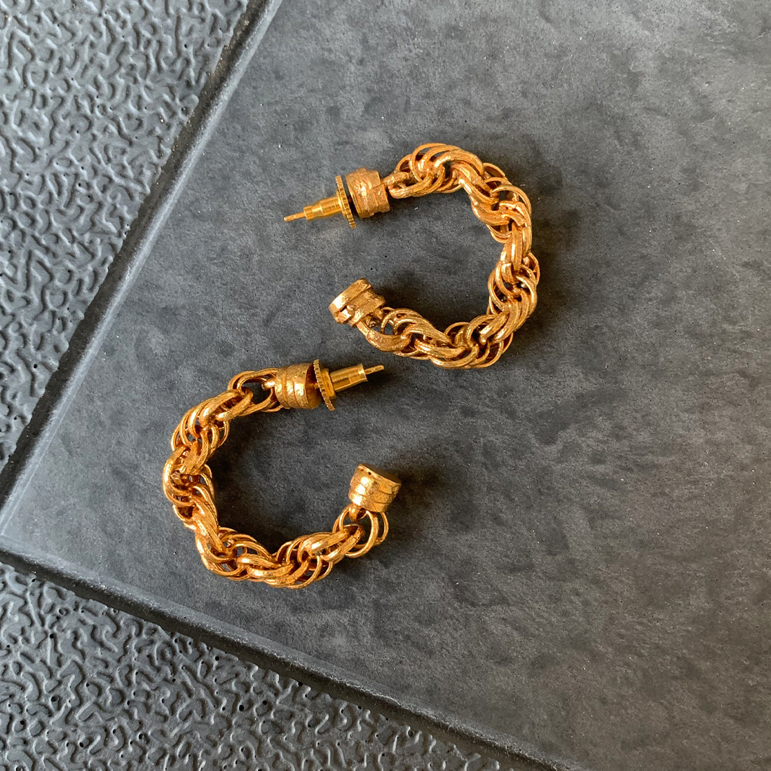 Twist and Tangle Hoop Earrings