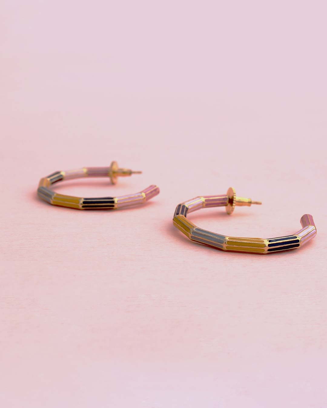 Color Me Bold Hoops - Rainbow