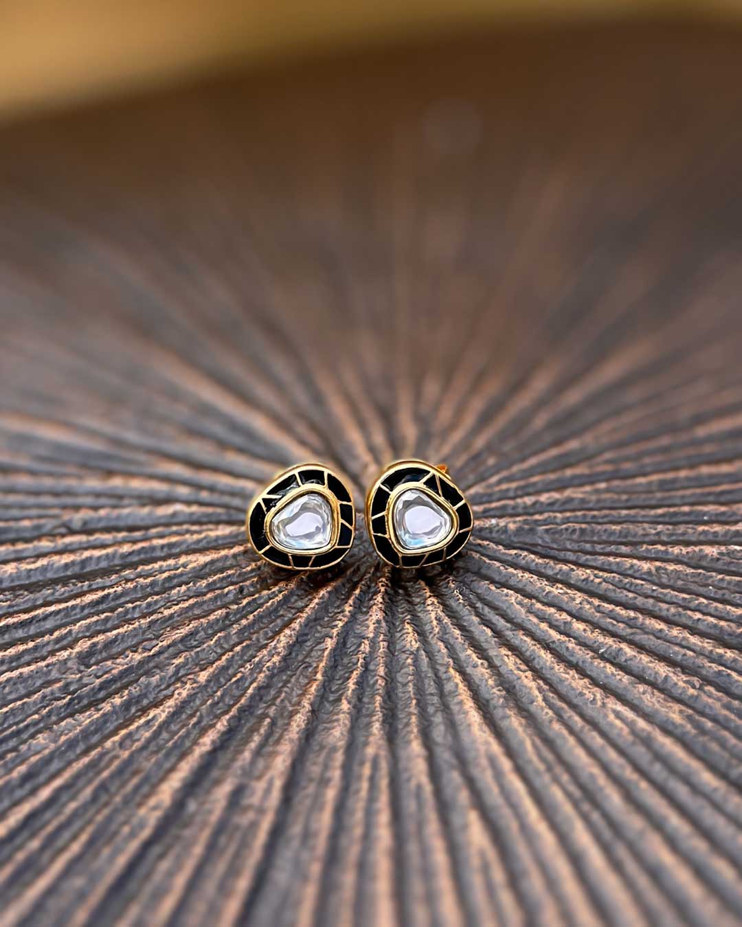 Moonlit Kundan Studs