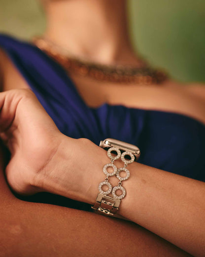 Diamante Mandala - Arctic Silver