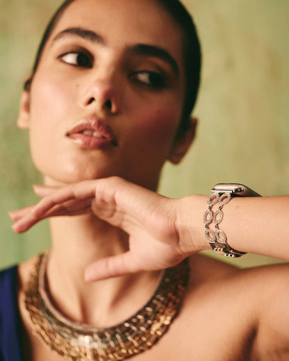 Diamante Mandala - Arctic Silver