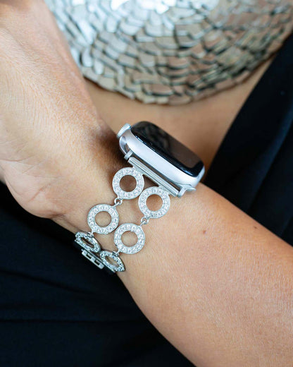 Diamante Mandala - Arctic Silver