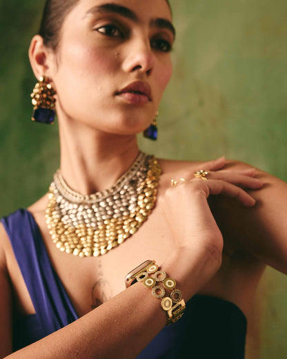 Diamante Mandala - Ivory Sparkle All Gold