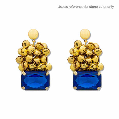 Gold Ghungroo Bali Earrings