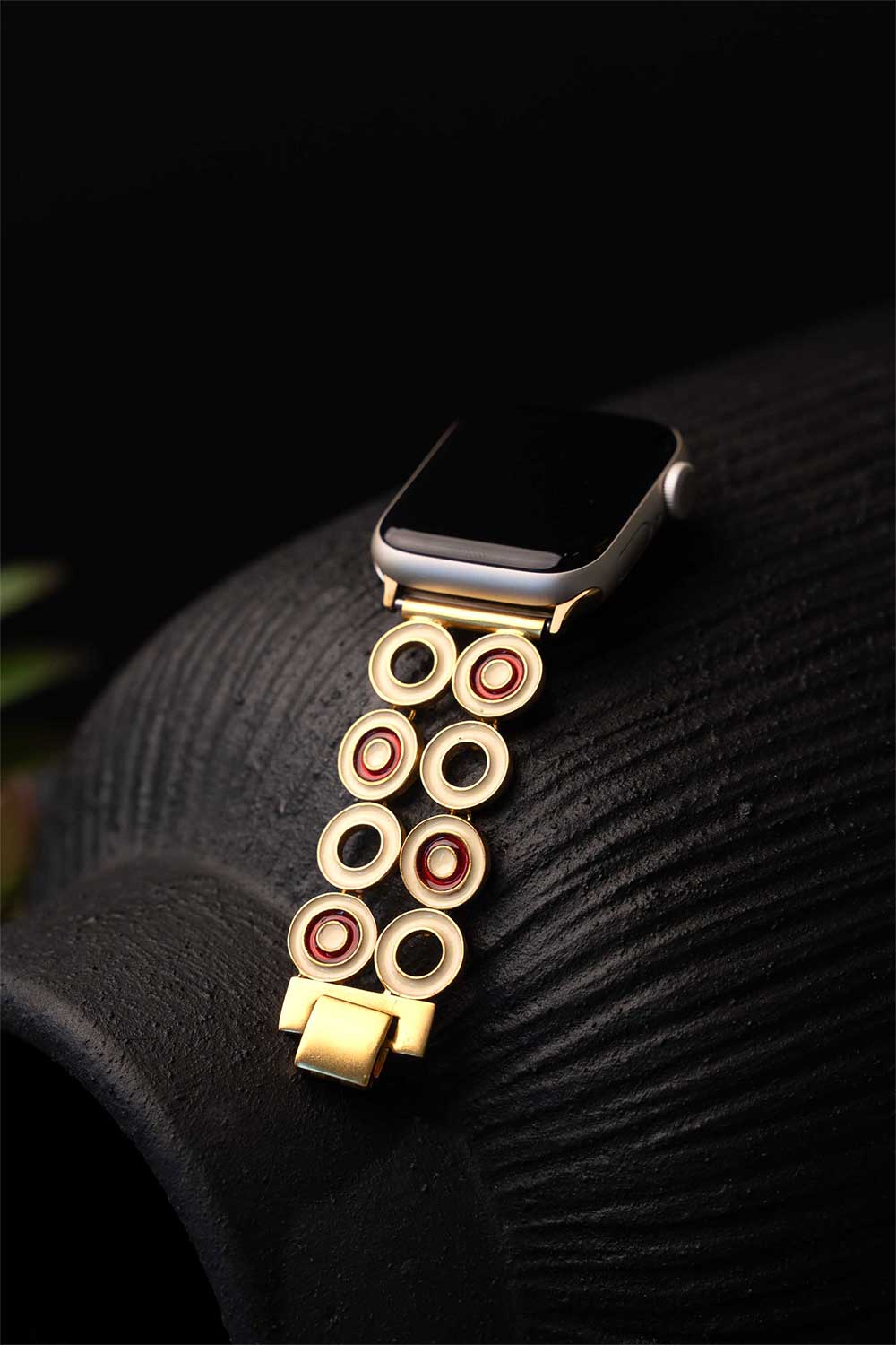 Moda Mandala Unique Handcrafted Luxury Apple Watch bands by Maujh