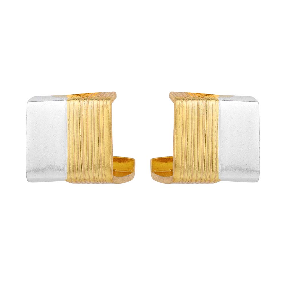 Aria Square Huggie Earrings