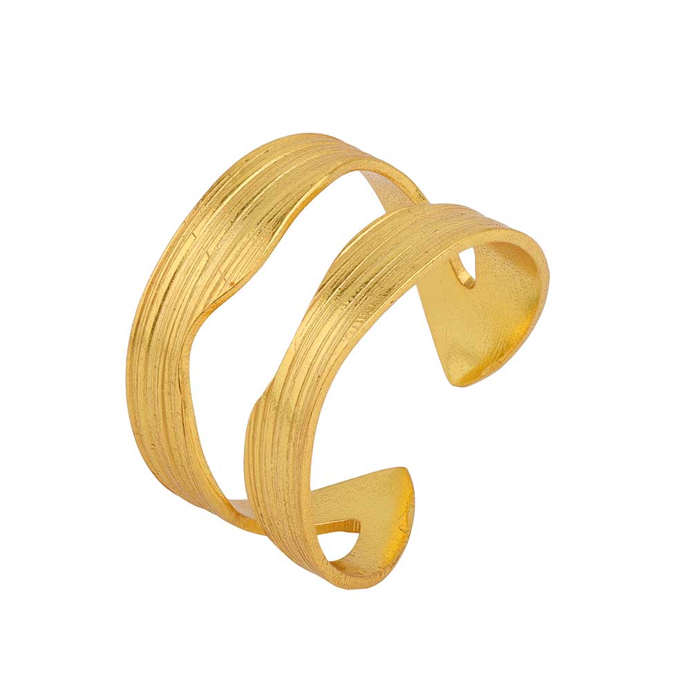 Kuma Hollow Waves Ring