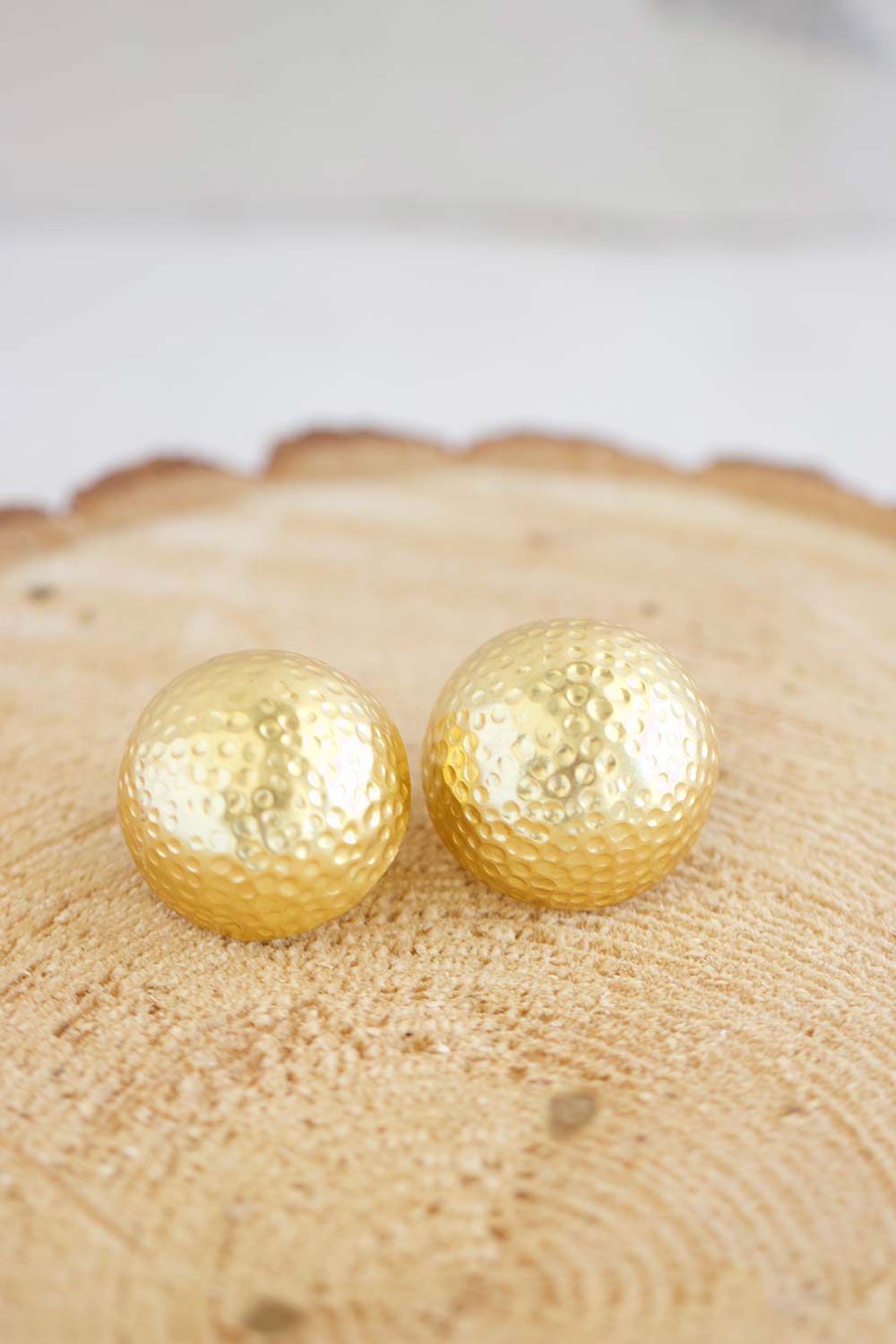 Luna Orb Stud Earrings