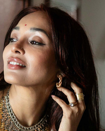 Twist and Tangle Hoop Earrings