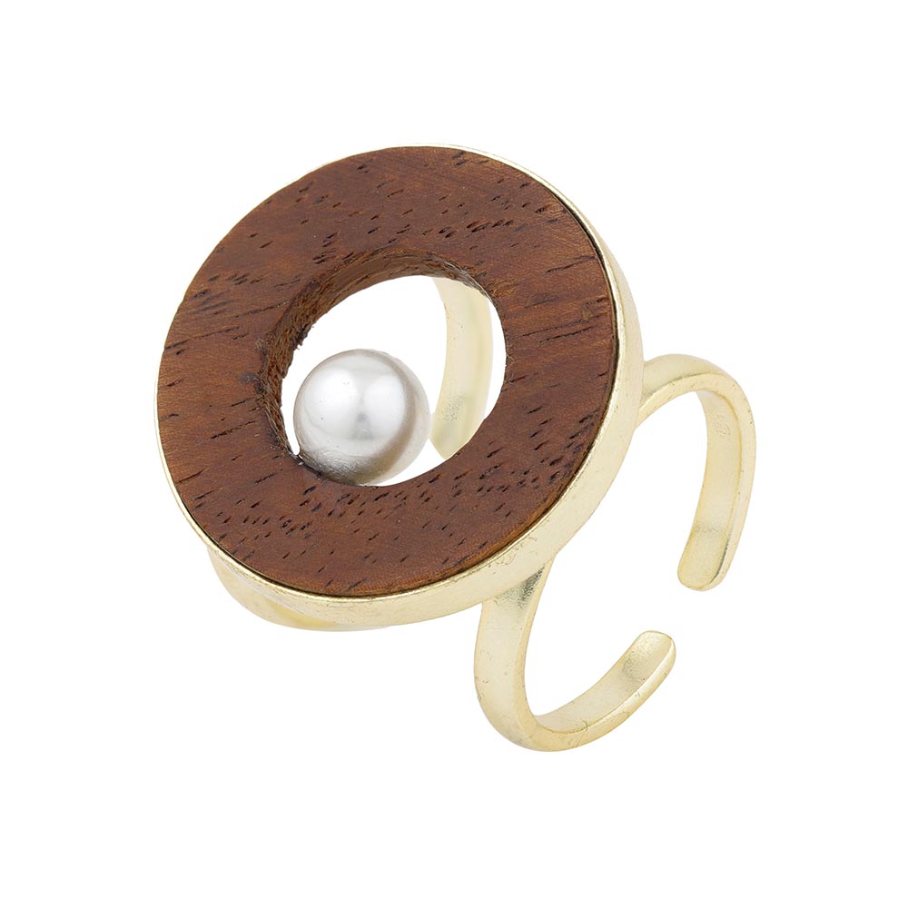 Pearl Peek Ring