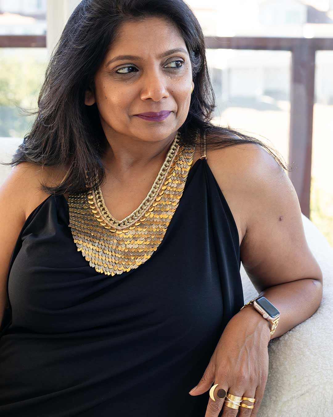 Cleopatra Long - Silver &amp; Gold