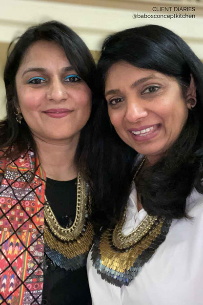 Cleopatra Long - Blue &amp; Gold